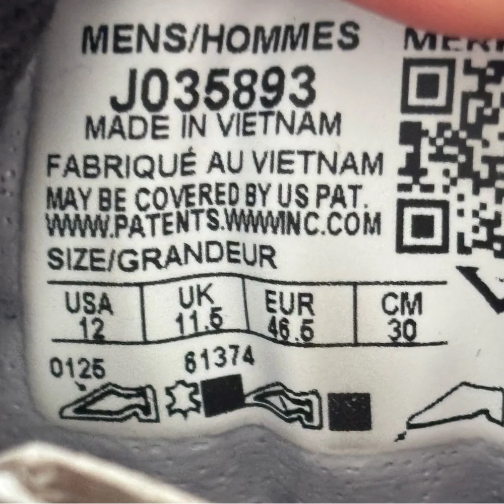 Merrell Moab 3 Brown Walnut Hiking Performance J035893 Sz 12 - Picture 4 of 7